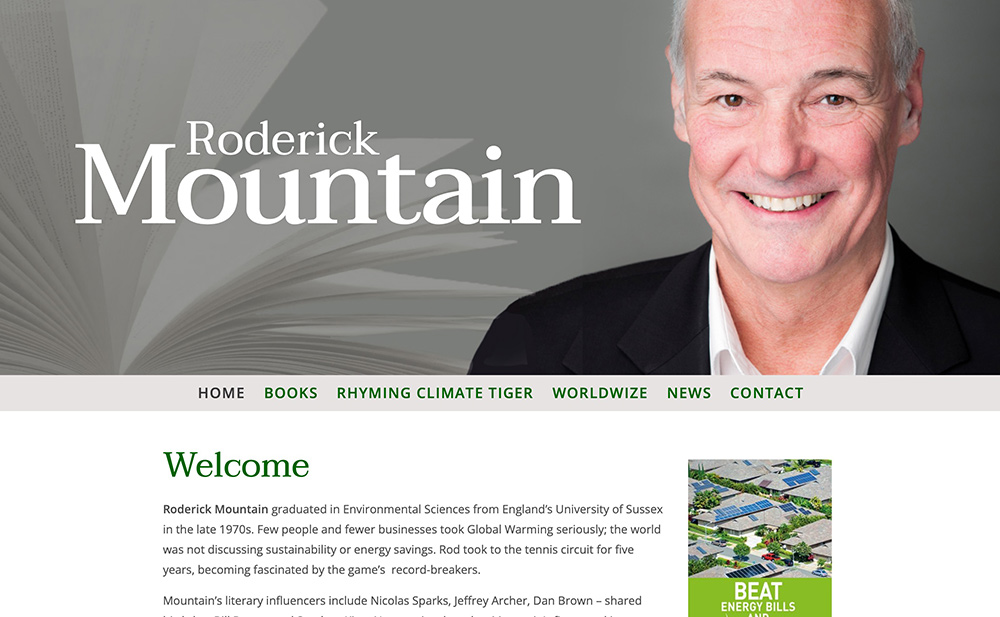 Roderick Mountain – writer & environmental campaigner